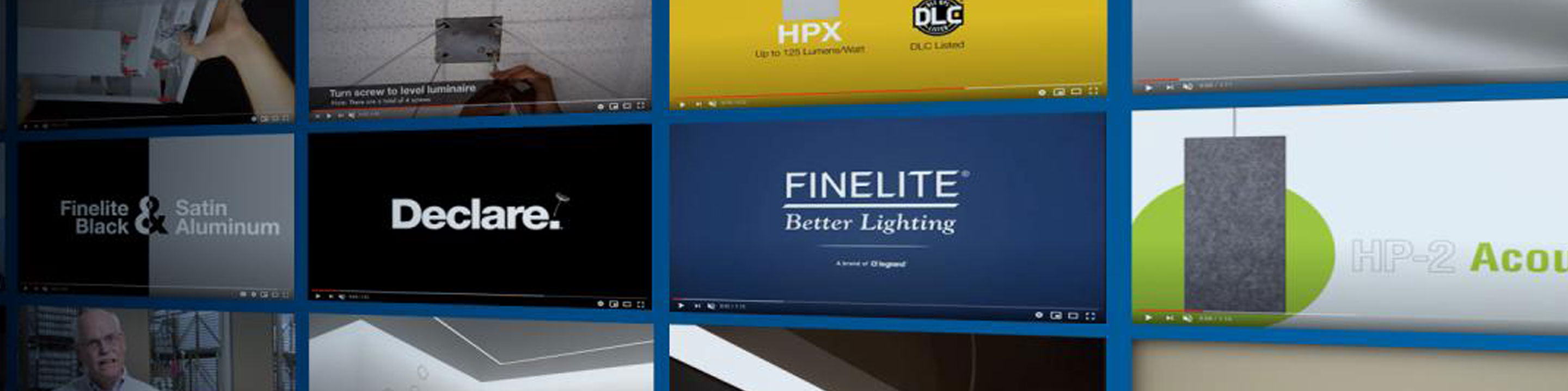 Finelite Library of Videos