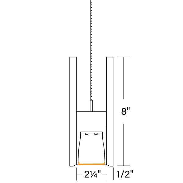 HP2 Acoustic Direct Flush Cross Section