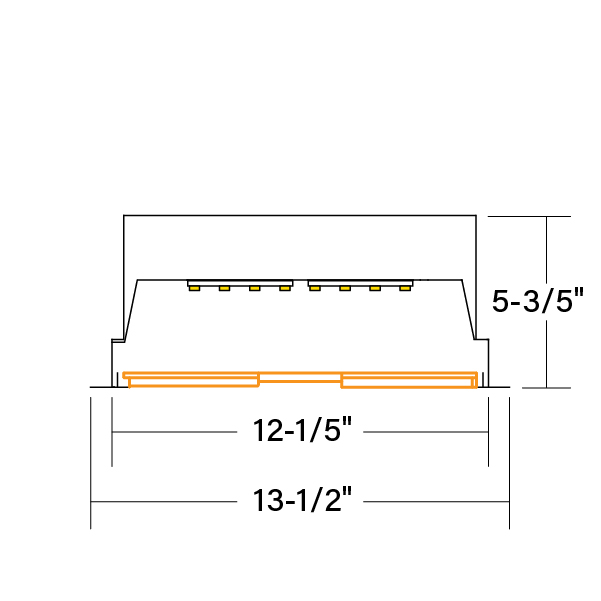 HPR_LED_1x1_F-DCO-V-835_xsection
