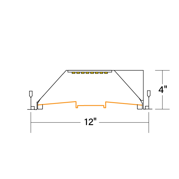HPR_LED_1x4_ANR-DCO-V-835_xsection