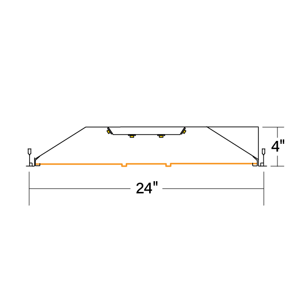 HPR_LED_2x4_EP_F-DCO-V-835_xsection