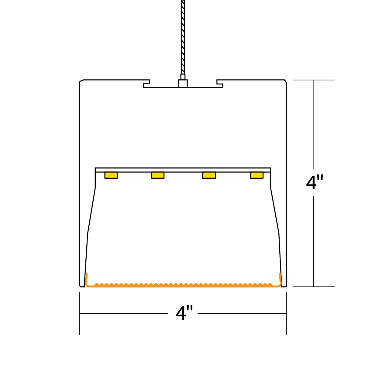 HP-4 D DSO Cross Section
