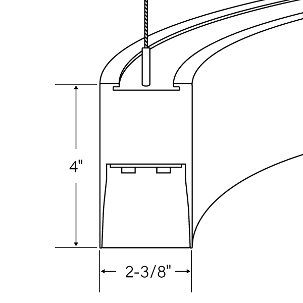 HP-2 Circle D Cross Section V-835-F