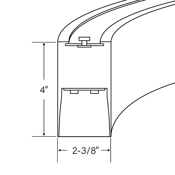 HP-2 Circle SM Cross Section V-835-F