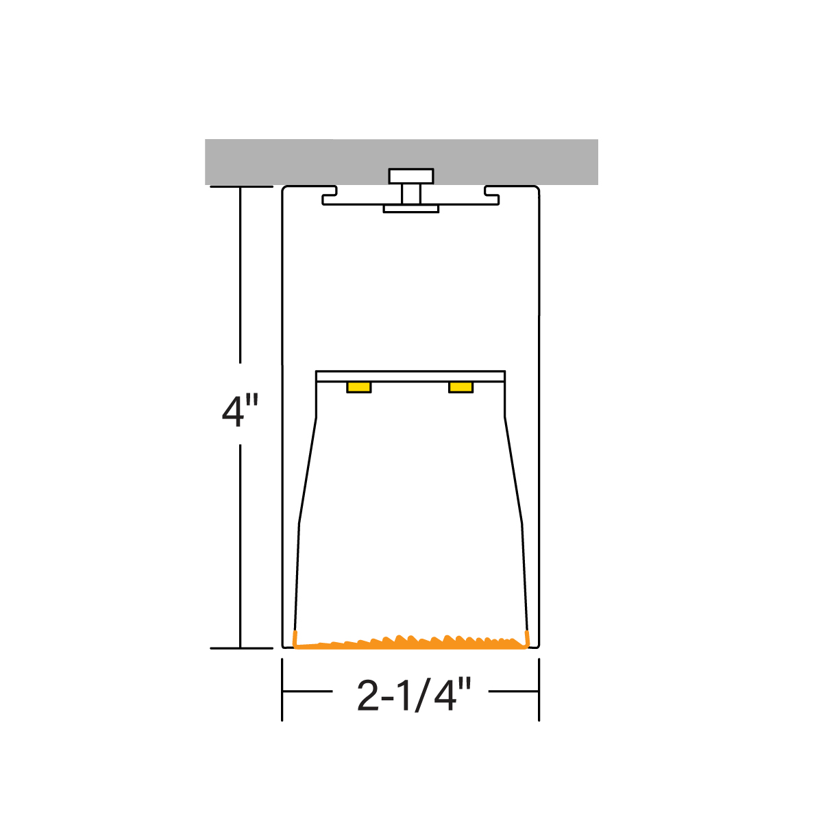 HP-2 R DAO Cross Section
