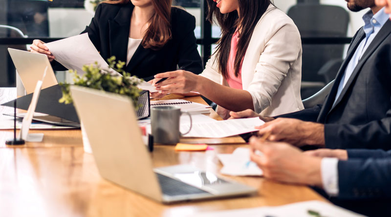 An office team