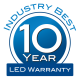 10-Year LED Warranty Badge