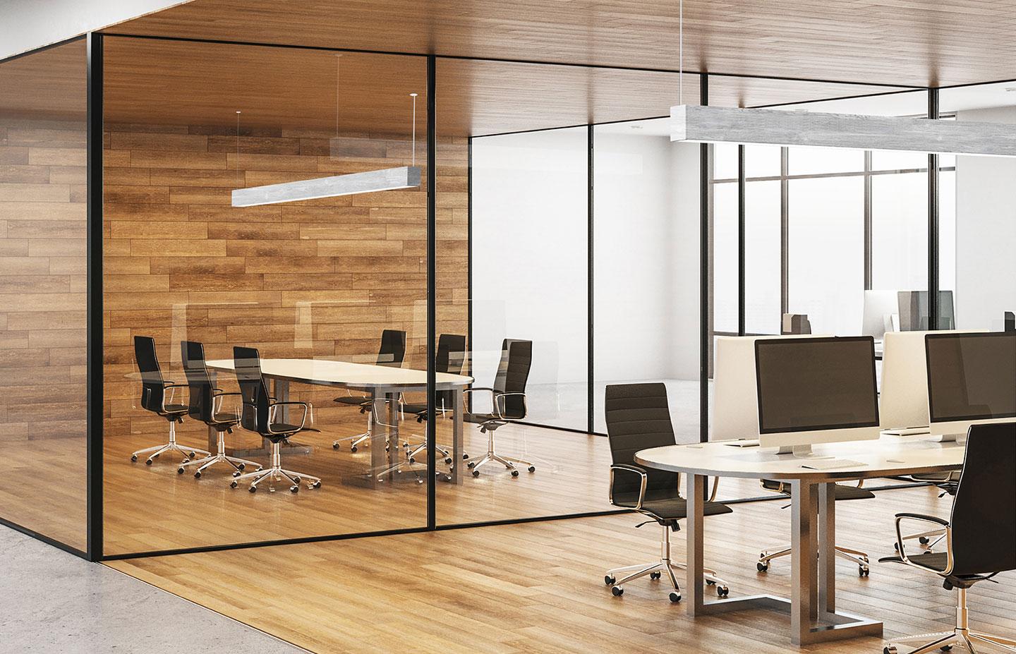 Gray Elm in Conference Room