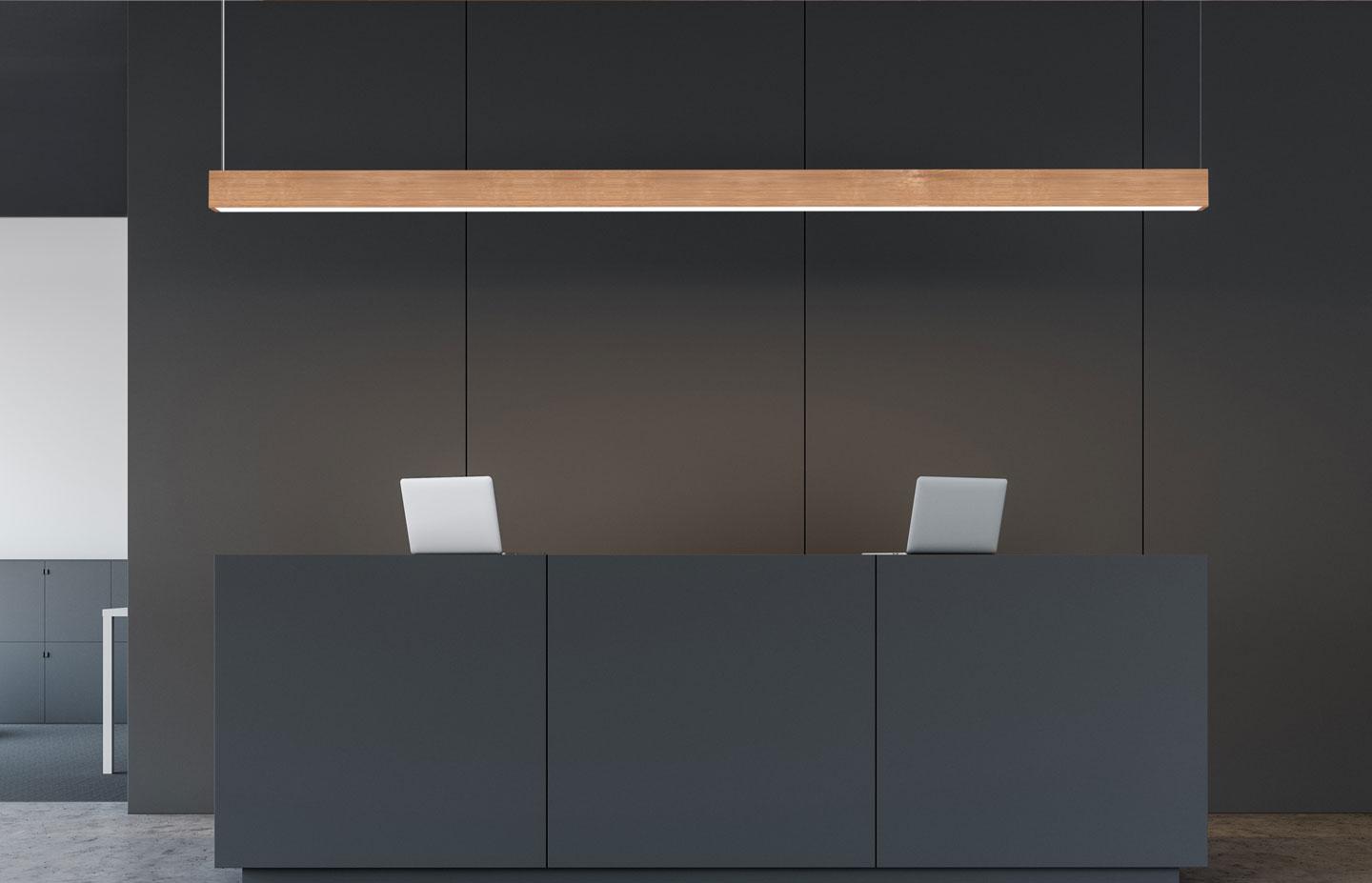 Material Mimic in White Oak, Front Desk