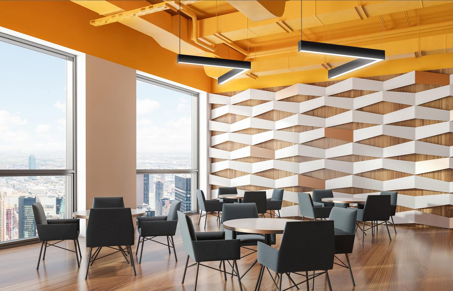 HP-3 Pendant Direct with Mitered Corner